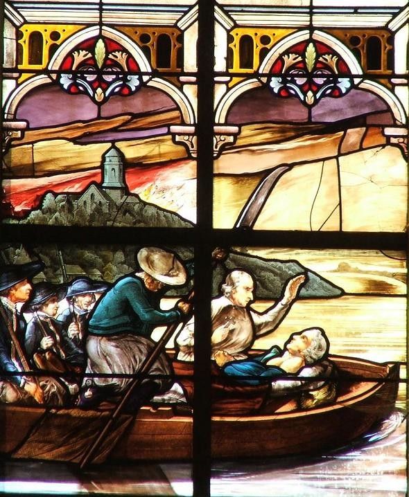 "Le général de Bonchamp passe la Loire...